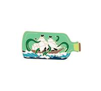 Spille per bottiglie alla deriva Spille in metallo artistico Spilla smaltata Barca Distintivi per onde del mare Spilla per bavero Borsa in denim Gioielli di moda Regali per gli amici Professional desi