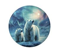 Spille per bottoni con luci del nord, 12 pezzi, 6,1 cm, rotonde, in metallo, con foto personalizzate, kit per artigianato, progetti fai da te per feste di Natale