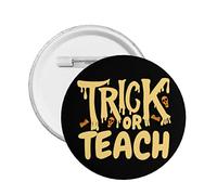 Spille per bottoni retrò per trucchi o insegnamenti di Halloween Divertenti per insegnanti di Halloween Distintivo rotondo Decorazione di Halloween Spille per decorazioni per borse di abbigliamento Ac