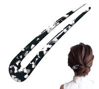 Spille Per Capelli A Forma Di U - Forcina Acrilico, Vintage Di Capelli | Grande E Forte Con Punta Curva Per Una Tenuta Sicura, Eleganti Spilli A Forma Di U Per Accessori