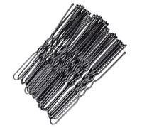 Spille per capelli a forma di U Grip per capelli, Forcine for capelli a forma di U da 5 cm for donna - 150/300/450/600 pezzi, forcine dal design ondulato con punte lisce(Black,150 count (Pack of 1))