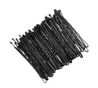 Spille per capelli a forma di U Grip per capelli, Forcine for capelli ondulate da 5 cm for donne e ragazze, riutilizzabili, invisibili e antiscivolo, con scatola portaoggetti(Black,400 count (Pack of