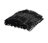 Spille per capelli a forma di U Grip per capelli, Forcine for capelli ondulate, da 7 cm, con chignon marrone, nero e oro, for donne e ragazze, con scatola portaoggetti(Black,450 count (Pack of 1))