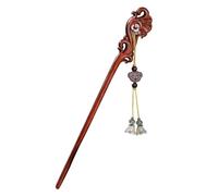 spille per capelli cinesi per le donne， hanfu Redwood Viola Sandalo Hanfu Accessori for capelli Stile antico Semplice forcina Stile cinese