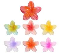 Spille per capelli floreali - Artiglio per capelli floreale | CLIP PER CAPELLI Hawaiani | Clip per artiglio in pelle floreale | Clip a forma di hawaiano | Strong Hold no accessori stile stile