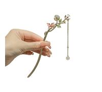 Spille per capelli, spille per capelli per chignon Bastoncino for capelli alla moda for chignon, perline di cristallo finte, fermagli for bacchette con nappe, elegante forcina for accessori for capell
