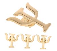 Spille per Esperti di Psicologia in Lega, 4 Pezzi Decorative Oro | Professionisti della Psicologia, Design Raffinato e Delicato, Adatte a Viaggio e Scuola, Accessorio Simbolico