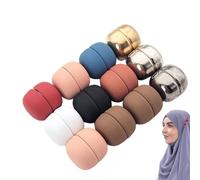 Spille per fazzoletto - 12 pezzi magneti per hijab senza spille da donna - spille sicure per fazzoletto senza ganci per donna Velo esterno