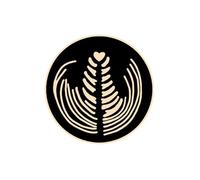 Spille per Macchine da caffè Vintage Spille smaltate Nere Latte Creative Zaino in Denim Distintivo Rotondo Spilla per Gioielli Regali per Barista Attractive Design