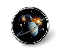 Spille personalizzate con il pianeta Giove, spilla da colletto personalizzata, distintivo vintage per borse, cappelli, giacche, zaini, abiti, camicie, vestiti, decorazioni, collezione di gioielli, re