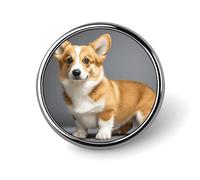Spille personalizzate per cani Corgi da 1 pollice, spilla da collare personalizzata, distintivo vintage per borse, cappelli, giacche, zaini, abiti, camicie, vestiti, decorazioni, collezione di gioiel