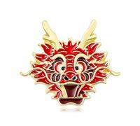 Spille portatili Drago Zodiaci Cinesi Spilla Spilla Per Le Donne Versatile Lapel Pins Gioielli Alla Moda Accessorio Versatile, Misura unica, come descritto