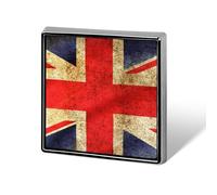 Spille quadrate alla moda con bandiera inglese vintage per uomo e donna, spille in metallo divertenti, distintivi per giacca, borsa e cappello