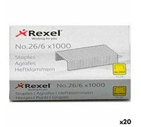 Spille Rexel 1000 Pezzi 26/6 [20 Unità]