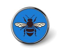 Spille rotonde a forma di ape, spille da bavero, decorazioni per abbigliamento per donne e uomini