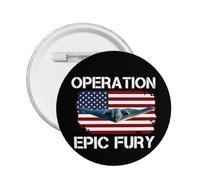 Spille rotonde Operation Epic Fury, spille a bottone per uomo e donna