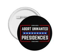 Spille rotonde per l'abolizione e presidenze indesiderate - Distintivo - Abbigliamento, Cappello, Camicia - Decorazione - Dimensioni