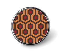 Spille Shining Overlook con design a forma di cerchio con bottone, spille con immagine personalizzata, porta badge rotondi per decorare cappelli, magliette, vestiti, borse e accessori.