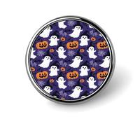 Spille smaltate a forma di zucca fantasma per zaini, graziose spille per giacche, cappotti, cappelli, borse, spille divertenti e uniche, accessori per gioielli alla moda per donne e uomini