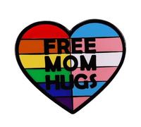 Spille smaltate arcobaleno con scritta "You are Safe with Me", a forma di libro, con scritta in lingua inglese "You are Safe with Me", accessori per zaini, Lega di acciaio, Non pietra preziosa