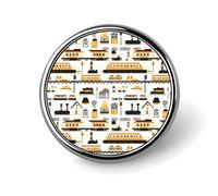 Spille smaltate con stampa di trasporto del treno per zaini, graziose spille per giacche, cappotti, cappelli, borse, distintive, divertenti e uniche, accessori per gioielli alla moda per donne e