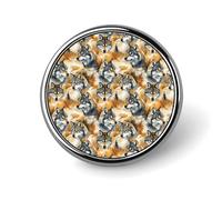 Spille smaltate con testa di lupo nel bosco per zaino, simpatiche spille per giacche, cappotti, cappelli, borse, distintivi, divertenti e unici, accessori per gioielli alla moda per donne e uomini