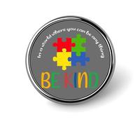 Spille smaltate Pezzi Dove Puoi Essere Qualsiasi Cosa Sii Gentile Bottoni Per Jeans Adulto Autistico Spille Guerriero Autismo Spille Distintivo Cuore Autismo Spilla Divertente Spilla Sensoriale Aut