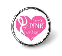 Spille smaltate Pezzi Il rosa è per la mia nonna Spille Guerriera contro il cancro Nastro rosa Combatti il cancro Nastro rosa Guerriera Bottoni per jeans Spille distintivi Distintivi moderni Cappel