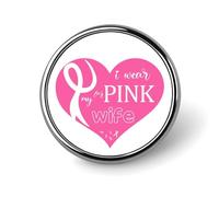 Spille smaltate Pezzi Il rosa è per la mia nonna Spille Guerriera contro il cancro Nastro rosa Combatti il cancro Nastro rosa Guerriera Bottoni per jeans Spille distintivi Distintivi moderni Cappel