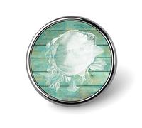 Spille smaltate, set di spille a forma di conchiglia per zaini, spille a tema spiaggia, spille vintage a tema nautico e marino per parchi oceanici, spille a bottone per zaini, vestiti, cappelli, giacc
