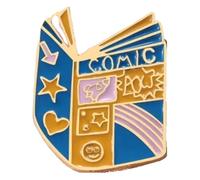 Spille smaltate: Spille divertenti "Come diventare carino" per donne e uomini, Klein, Metallo non prezioso