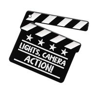 Spille, spille vintage - Luci pin di azione della telecamera Clapper - Stumela in metallo per zaini borse da abbigliamento giacche decorazioni accessori per gioielli