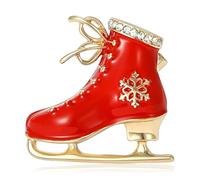 Spille sportive in lega per sci e pattinaggio su ghiaccio, unisex, casual, accessori alla moda, idea regalo, Misura unica, come descritto