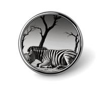 Spille Zebra personalizzate 1 in Spilla da colletto personalizzata Distintivo vintage per borse Cappelli Giacche Zaini Abiti Camicie Vestiti Decorazione Collezione di gioielli Regali per donne Uomini