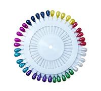 Spilli colorati con testa di perle da 40 mm, a forma di pera, per cucito, sciarpe, hijab, progetti di cucito e trapuntatura, per sartoria, fai da te, decorazioni floreali, confezione da 1