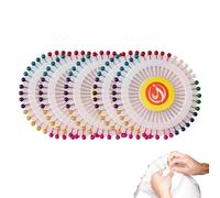 Spilli da Cucito - 200 Pezzi Testa Perlata Multicolore in Acciaio - Spilli Dritti per Quilting,per Cucito, Cardmaking, Gioielli, Decorazioni, Progetti Fai da Te, e Abbigliamento,