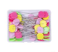 Spilli da Sarta 50PCS Multicolore per Cucito Spilli da Sarta(Tulips)