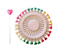 Spilli dritti per,spilli per | Perni da cucito a testa piatta colorati perni dritti | Piccoli spilli da cucito con teste colorate Spilli da sarta per decorazioni di in tessuto art