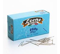 Spilli in ferro nichelato Leone Dell'Era - Scatola di cartone da 250 g. - N°6 mm 0,90 x 32