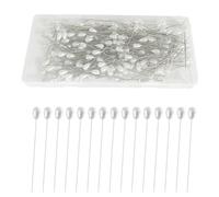 Spilli per bouquet, 200 spilli con testa a goccia e perle, lunghezza 5,5 cm, per asole, per matrimoni, decorazioni floreali e lavori di cucito