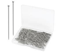 Spilli per Cucito Acciaio Inox, 500 Pezzi 26 mm Spilli da Cucito con Testa Fine e Dritta in Raso per la Cucito, Creazione di Gioielli e Artigianato