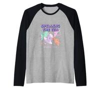 Spilling The Tea Since 1773 Anni '90 Vintage Retro Y2K Gen Z Maglia con Maniche Raglan