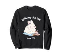Spilling The Tea Since 1773 Coniglio Coniglio Kawaii Felpa