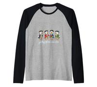 Spilling The Tea Since 1773 Duck Goose Uomini Donne Maglia con Maniche Raglan