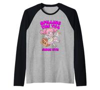 Spilling The Tea Since 1773 Uomini Donne Anime Ragazza Maglia con Maniche Raglan