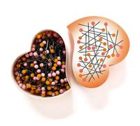 Spillini Pony Black Peach Acciaio 0,6x30mm Rosa e Arancione