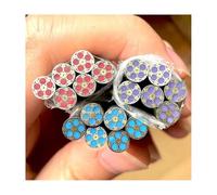 Spillo A Mosaico Da 6 Mm For La Fabbricazione Di Coltelli - Rivetto Decorativo In Resina Da 60 Mm (1 Pezzo) | Motivo A Tutta Lunghezza For Manici Personalizzati | Blu, Rosso, Viola(Red 1pc)