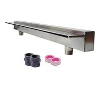 Spillway all'aperto della cascata dello stagno per la caratteristica dell'acqua della fontana del giardino, scatola della decorazione del flusso d'acqua dell'acciaio inossidabile