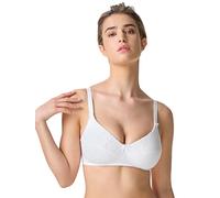 SPIMAN Reggiseno Donna Senza Ferretto in Cotone Art. 331 col. E Mis. A Scelta Coppa B Bianco 4