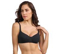 Spiman Reggiseno Imbottito in Cotone, Senza Ferretto, con Pizzo, Spalline Regolabili, Coppa B Art 331